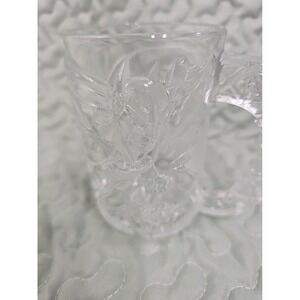 VTG McDonald's Batman Forever Clear Glass Mug ‎ 1995 Made in USA 3D PERFECT COND